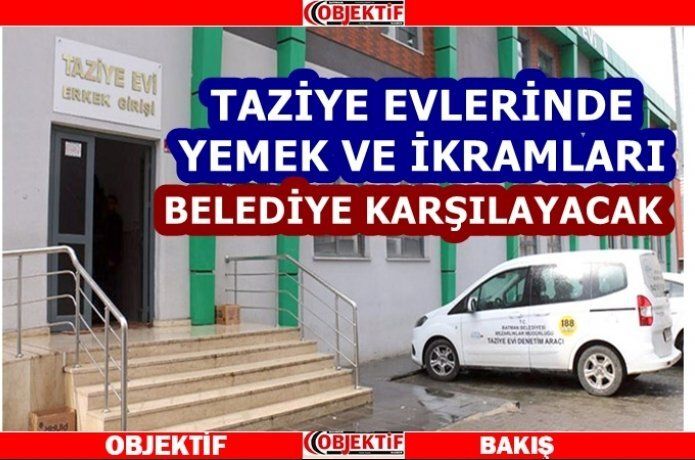 ‘Takim’ taziye evleri için hizmette