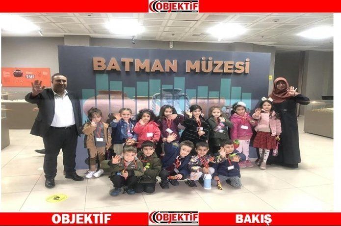 Anaokulu öğrencileri müzeyi gezdi