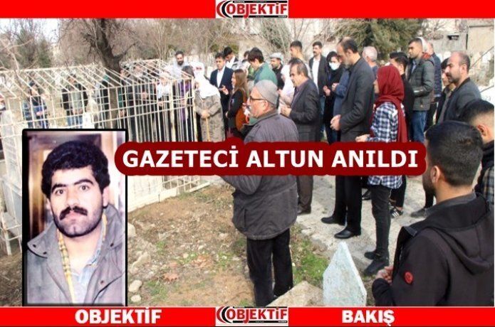 Gazeteci Altun anıldı