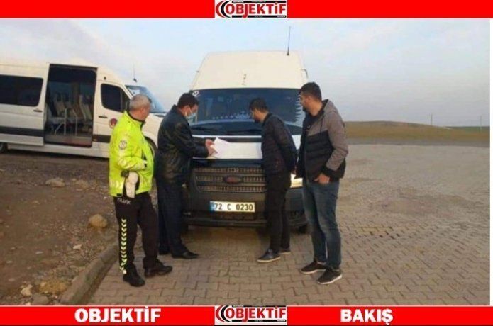 Servisler denetlendi