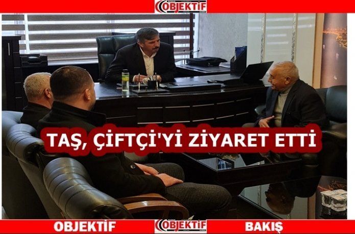 Şevki Taş’tan Çiftçi’ye “Hayırlı olsun” ziyareti