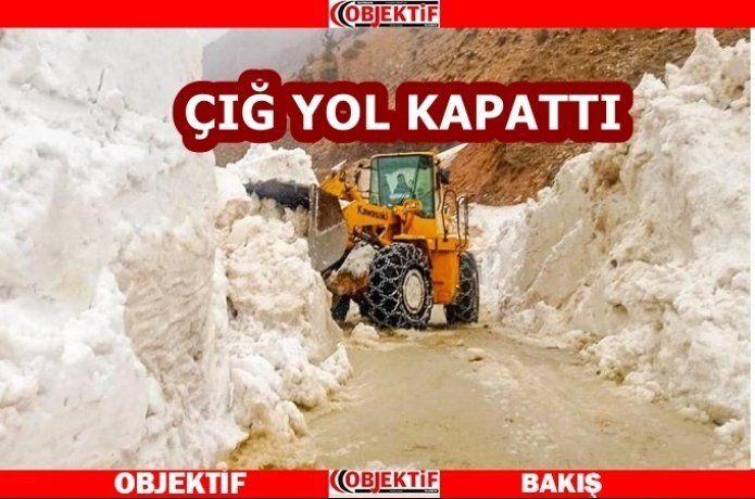 Sason’da çığ düştü!