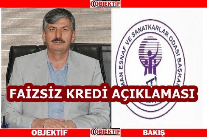Faizsiz kredi imkanı