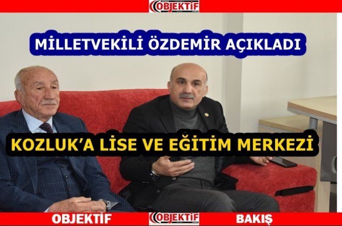 Kozluk'a iki okul müjdesi...