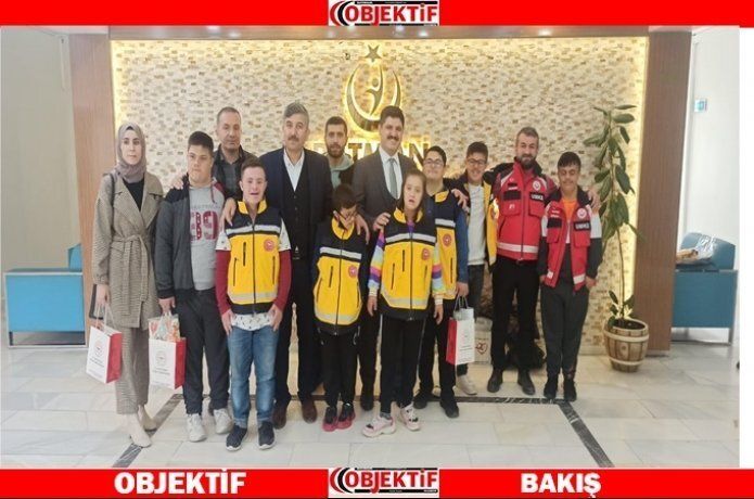 Pamukçu, down sendromlu çocukları ağırladı