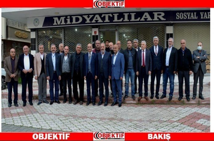 Özdemir, Midyatlılar Derneğini ziyaret etti