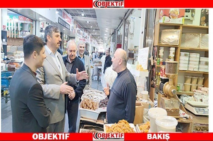 Başkan Çiftçi’den elma sokağı esnafına ziyaret
