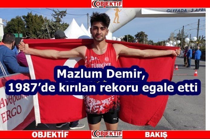 Demir,Türkiye rekorunu kırdı!