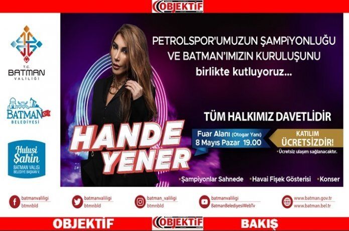 Hande Yener konseri Pazar'a