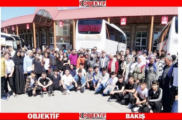 Öğrenciler Bodrum’a uğurlandı