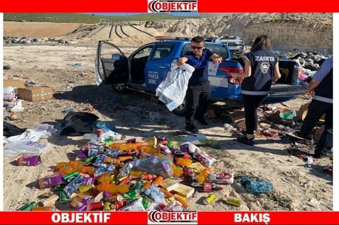 Tarihi geçmiş ürünler imha edildi