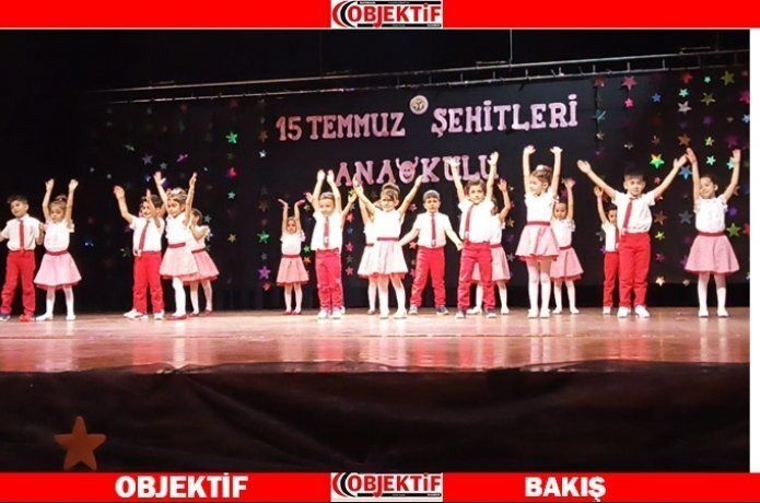 15 Temmuz Anaokulu''ndan yıl sonu etkinliği