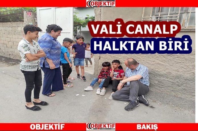 Vali Ekrem Canalp’tan sıra dışı görüntü
