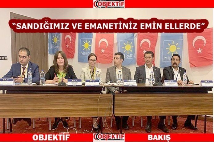 Kısmet Çelik “sandığımız ve emanetiniz emin ellerde”