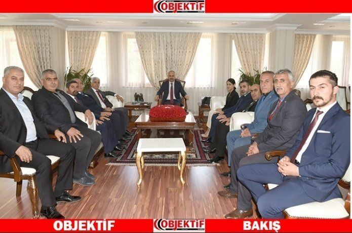 MHP heyetinden Vali Canalp’a ziyaret