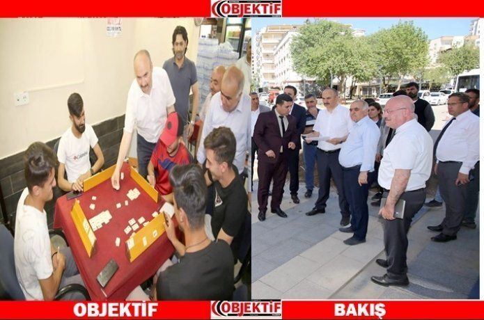 Vali Canalp, çalışmaları inceleyip vatandaşlarla sohbet etti