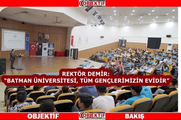 Rektör Demir, lise öğrencilerine Batü’yü anlattı