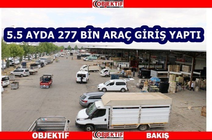 Sebze ve meyve haline 68 bin 594 ton giriş sağlandı