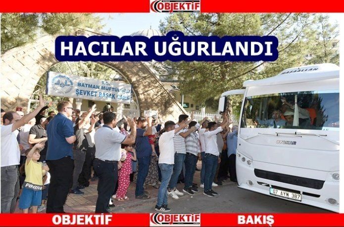 İlk hacı kafilesi dualarla uğurlandı