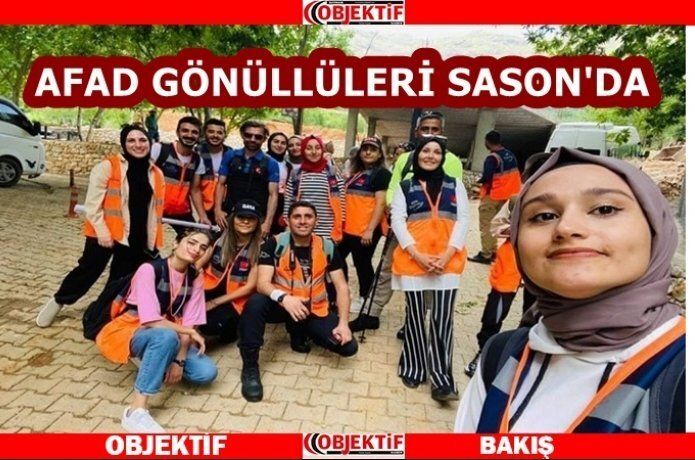 AFAD ekipleri Sason’daydı