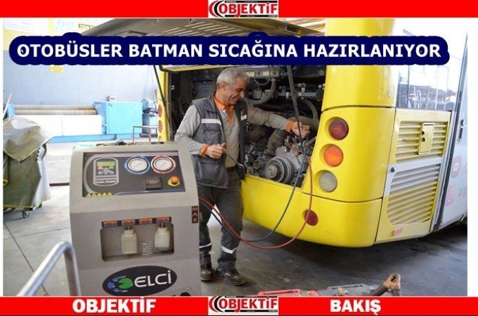 Otobüslere yaz bakımı
