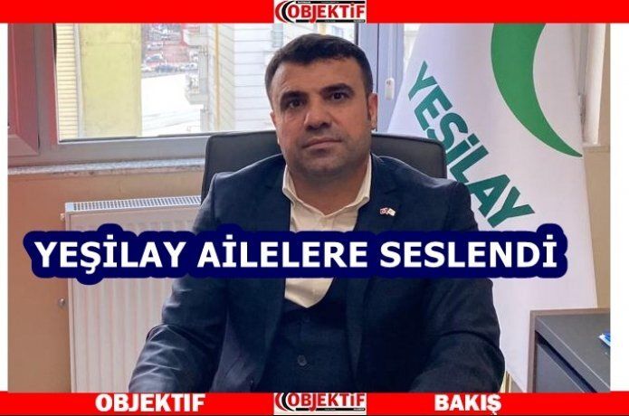 Yeşilay’dan ailelere çağrı