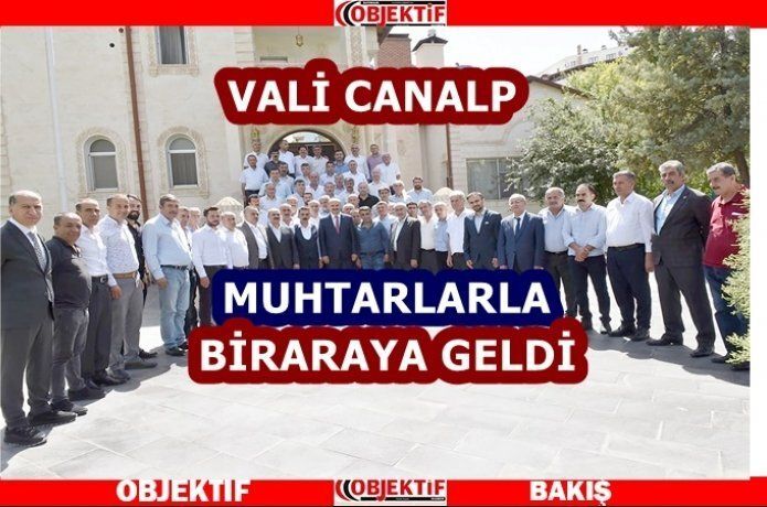 Vali Canalp, Sason’lu muhtarları ağırladı