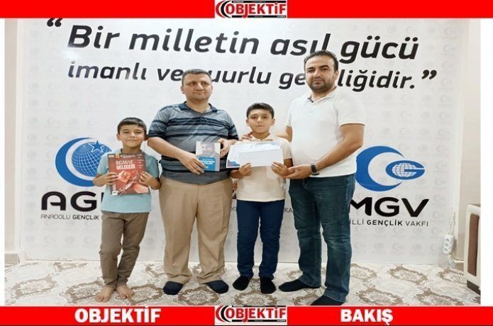Dereceye girenlere ödülleri verildi
