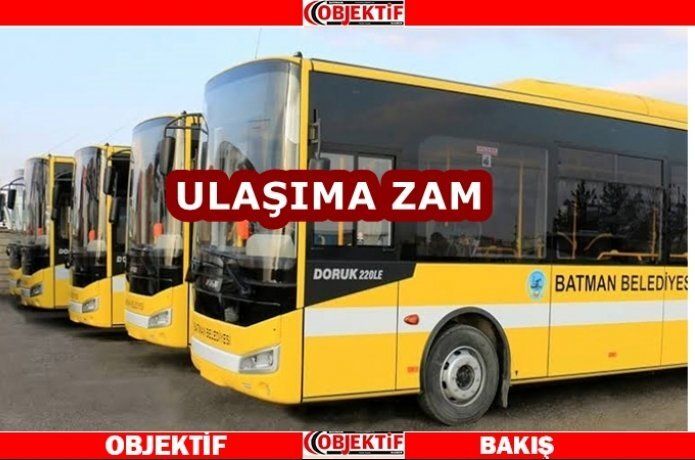 Otobüs ücretleri zamlandı