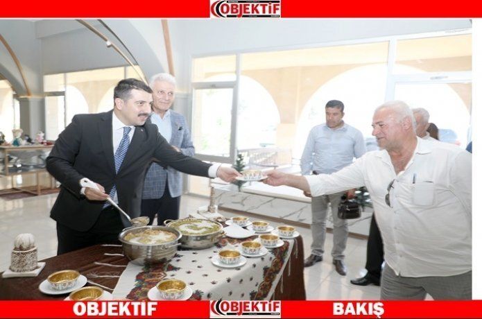Kaymakam Öztürk, aşure programına katıldı