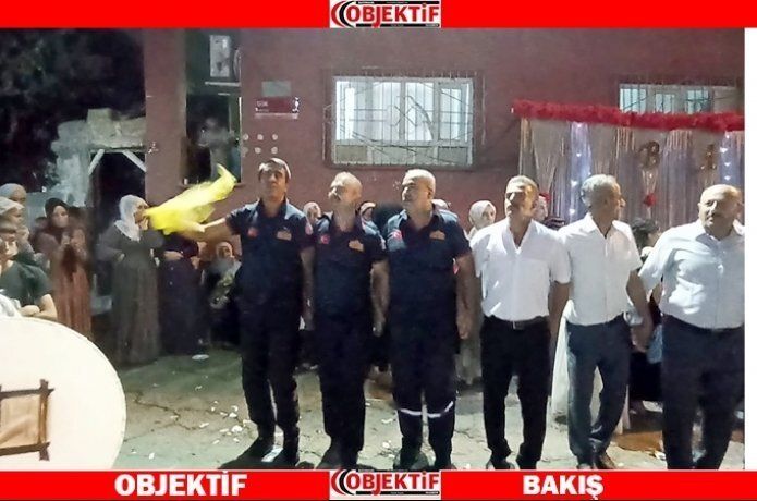 İtfaiye halay başı oldu!
