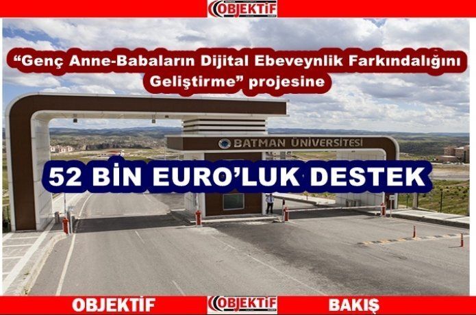 Üniversite'ye 52 bin Euro’luk destek