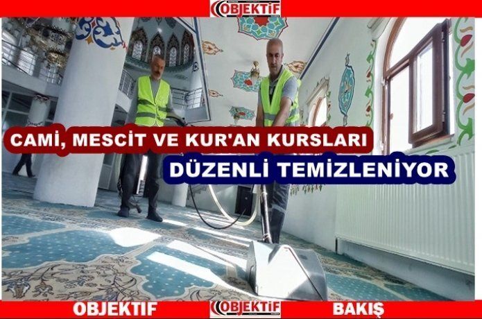Camiler temizleniyor