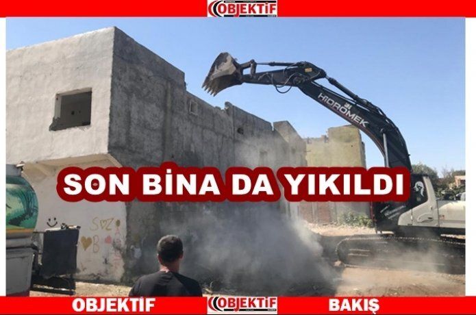İluh'ta son bina da yıkıldı