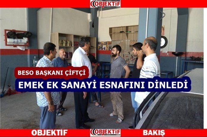 Çiftçi sanayi esnafını dinledi