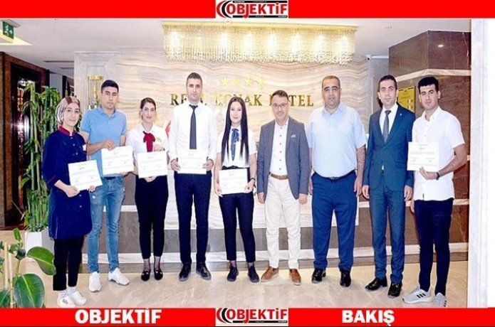 Real Konak personeline sertifika verildi