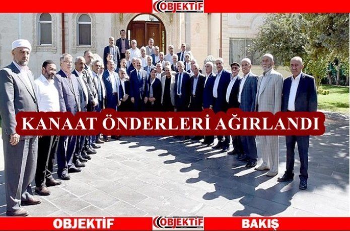 Vali Canalp kanaat önderlerini ağırladı