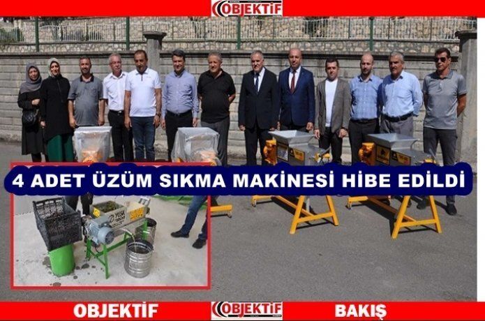 Üzüm sıkmada yeni teknoloji