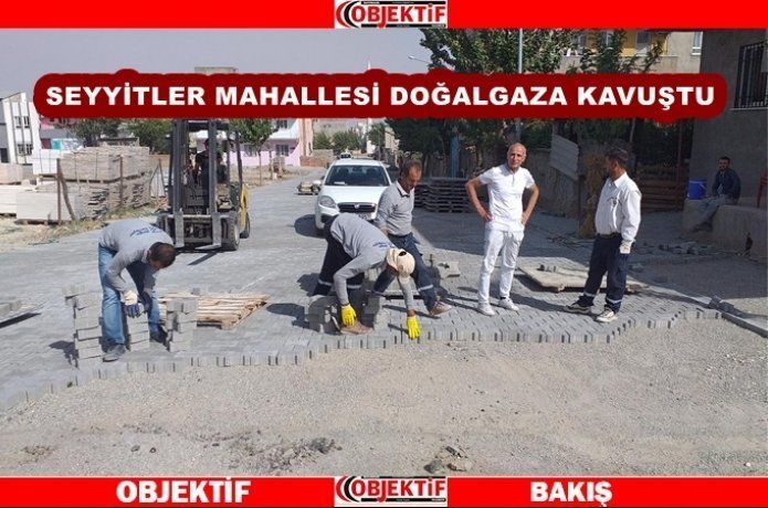 Seyitler mahallesinde doğalgaz sevinci