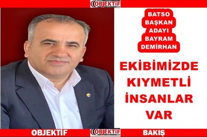 "Ekibimizde çok kıymetli insanlar var"
