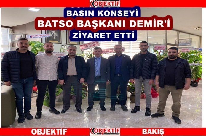 Basın konseyinden BATSO'ya tebrik ziyareti