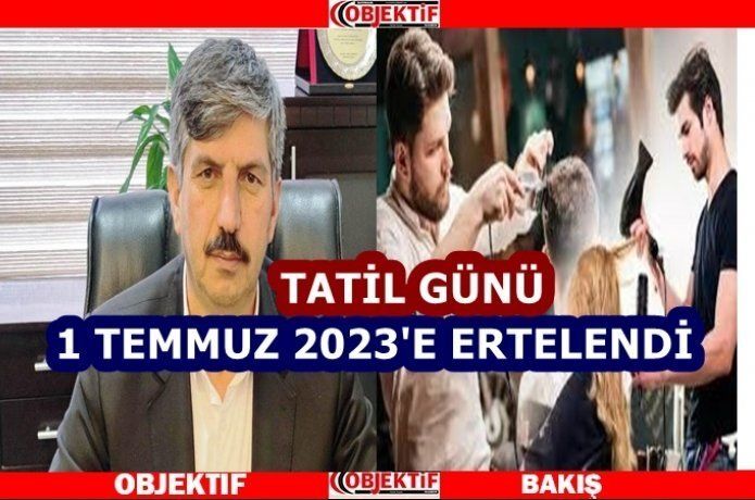 BESO Başkanı Çiftçi "tatil günü ertelendi"
