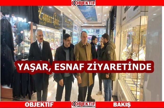 CHP'li Yaşar esnaf turunda