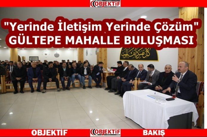 Vali Canalp Gültepe sakinlerini dinledi