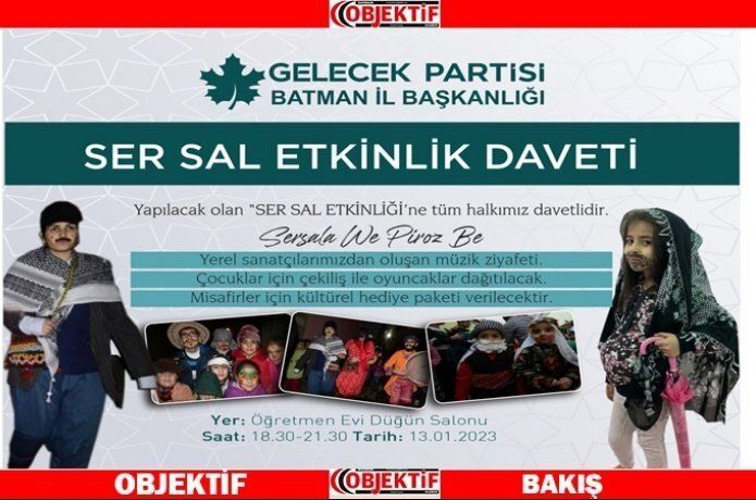 Gelecek'ten ser sale davet