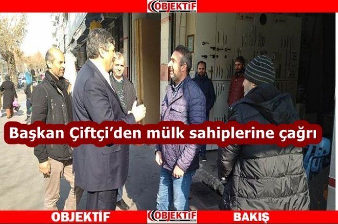 Başkan Çiftçi “esnafımızı birlikte kalkındıralım”
