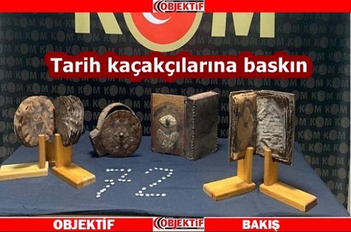 Tarihi eser ele geçirildi