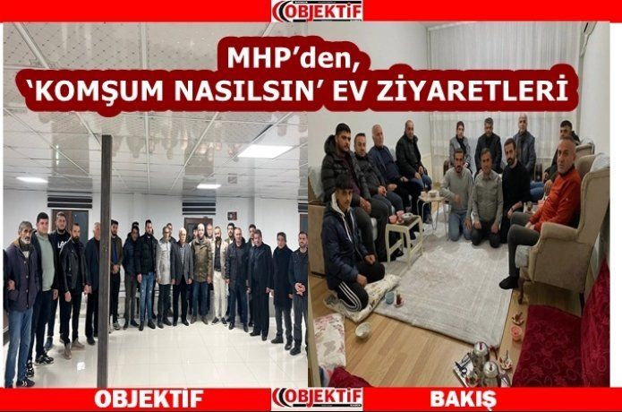MHP'den ev ve köy ziyaretleri