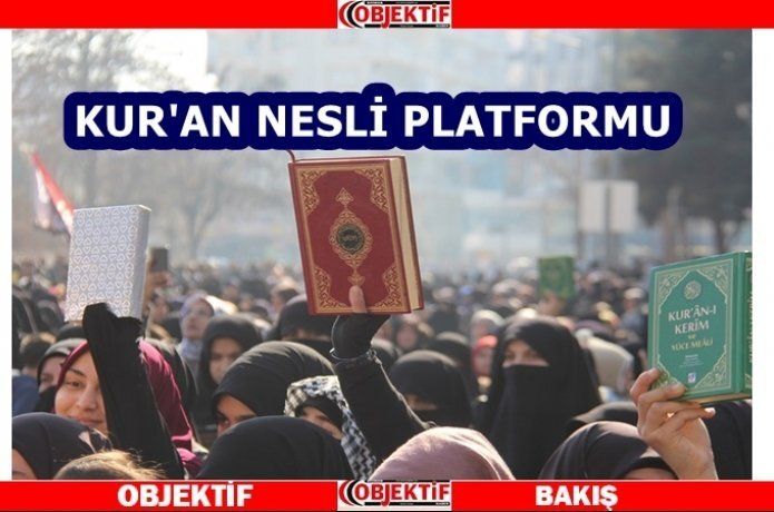 Kur'an nesli Platformu'ndan teşekkür