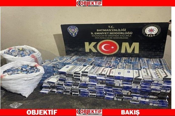 18.945 paket kaçak sigara yakalandı